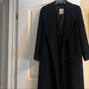 Jones New York Classic Black Coat